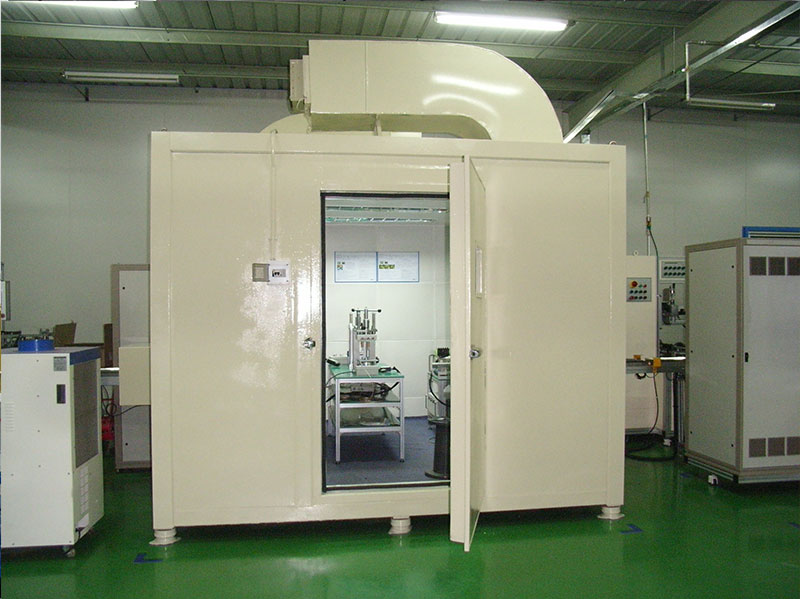 自動生產(chǎn)線產(chǎn)品質(zhì)檢室 室外噪聲≥75dB(A)，室內(nèi)≤35dB(A)